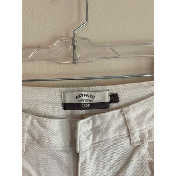 FatFace White Cropped Jeans - Picture 5 of 6